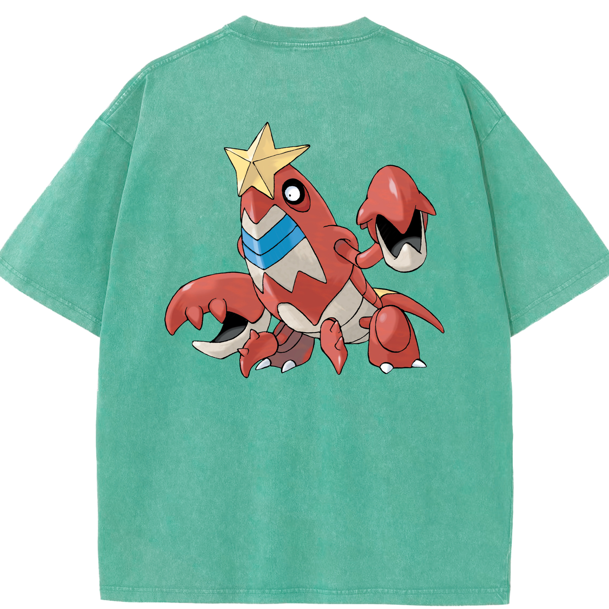（画像用） ポケットモンスター Pokémon 綿100% ヴィンテージ風 半袖Tシャツ（背面プリント）